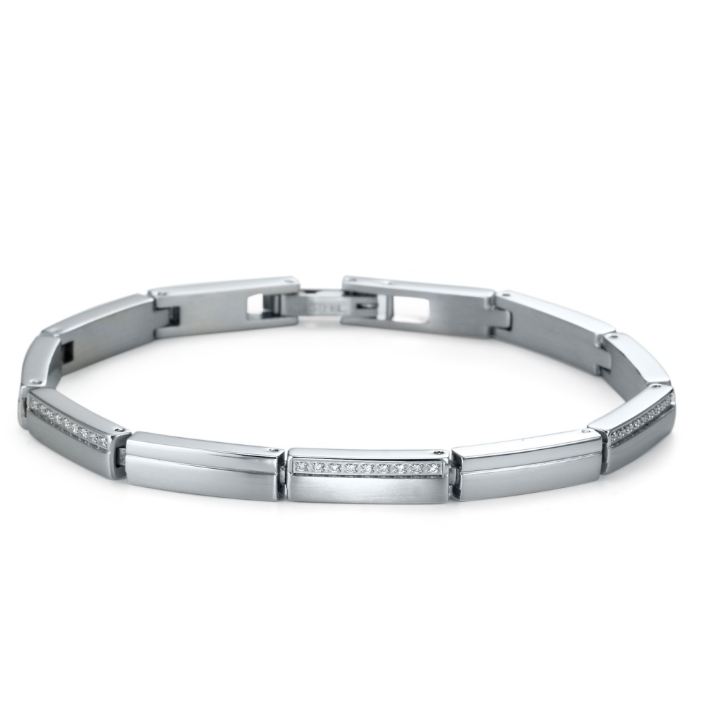 Armband Edelstahl Zirkonia 19 cm-568803
