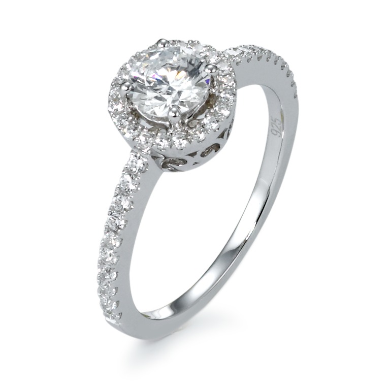 Fingerring Silber rhodiniert-569215