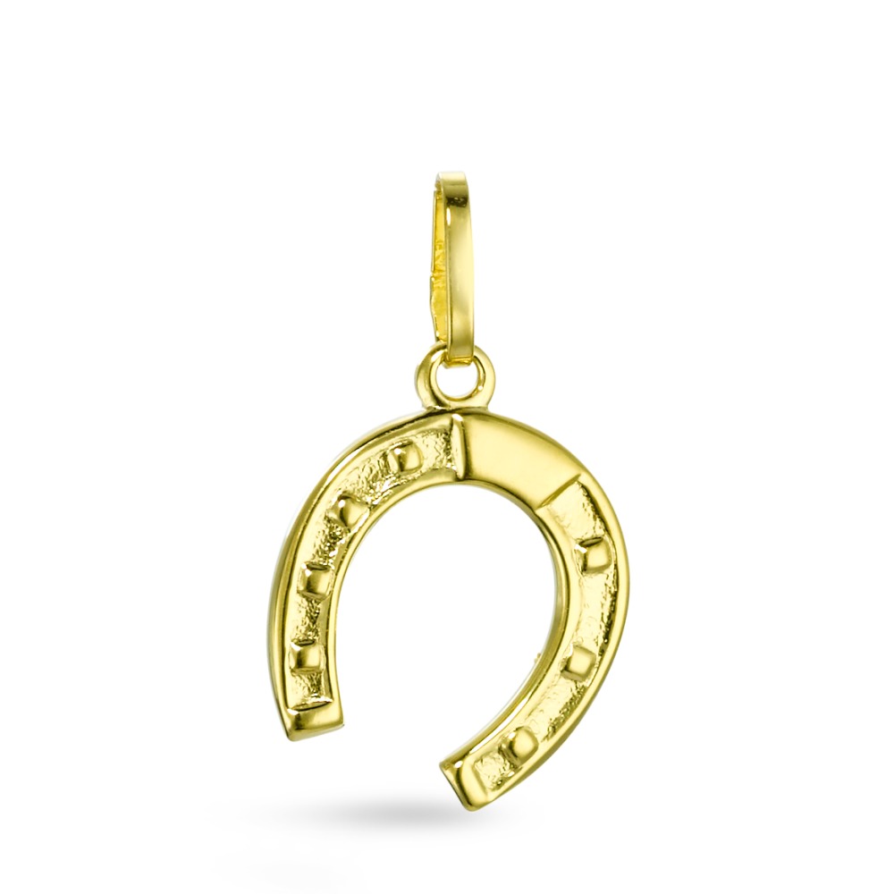 Anhänger 375/9 K Gelbgold Hufeisen-569602