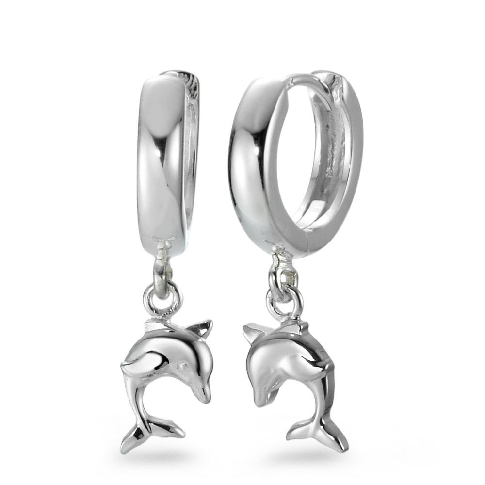 Klappcreolen Silber Delfin-569800