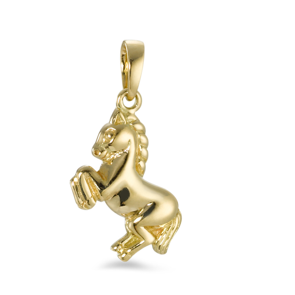 Anhänger 750/18 K Gelbgold Pferd-570797