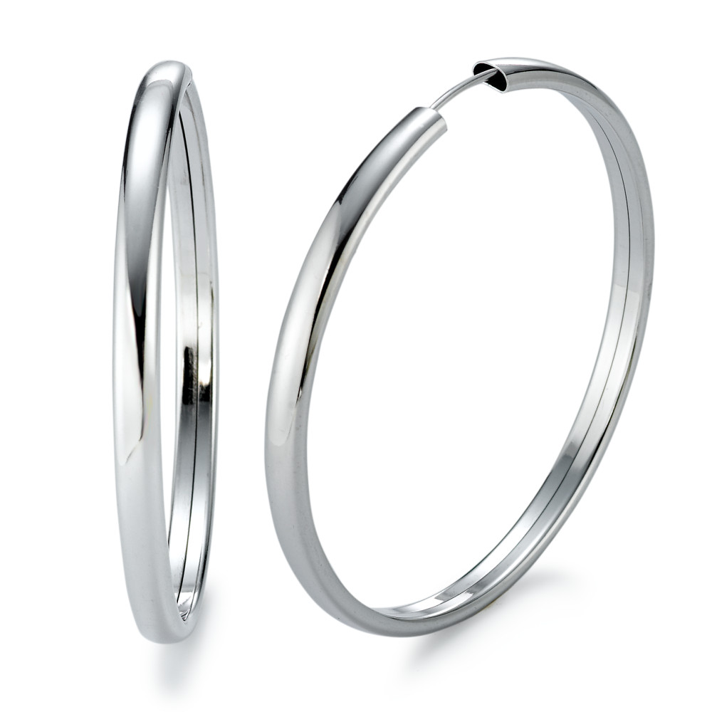 Creolen Silber rhodiniert-571093
