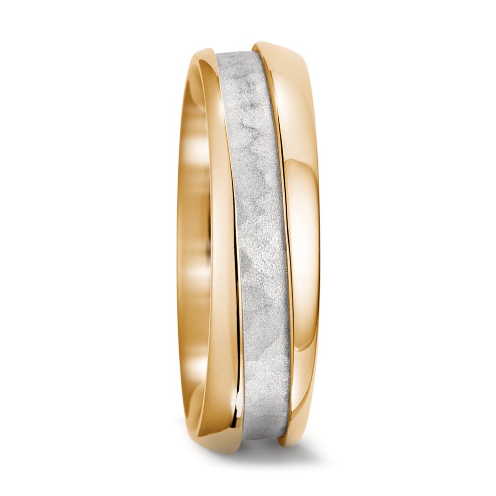 Partnerring 750/18 K Gelbgold, 750/18 K Weissgold-572445