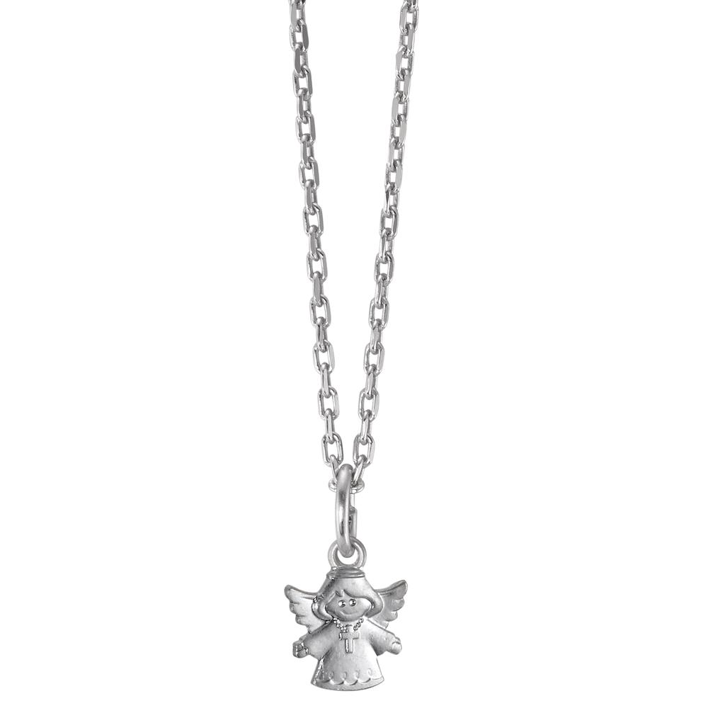 Halskette mit Anhänger Silber rhodiniert Schutzengel 36-38 cm verstellbar-572744