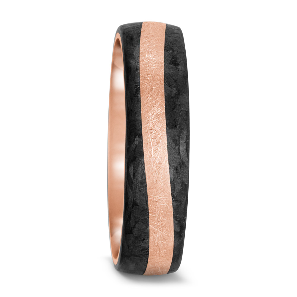 Partnerring 585/14 K Rosegold, Carbon-575059