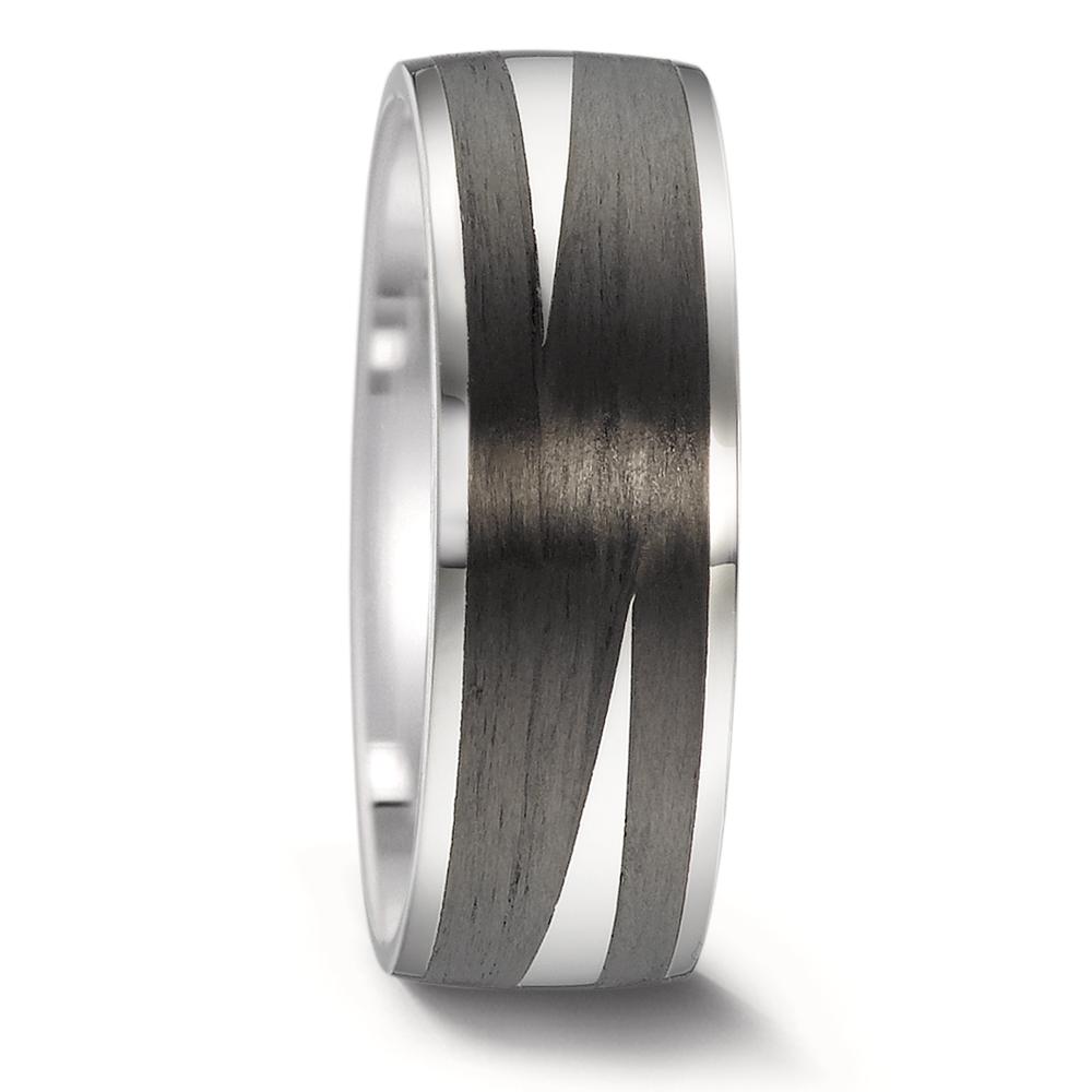 Fingerring Edelstahl, Carbon-575440