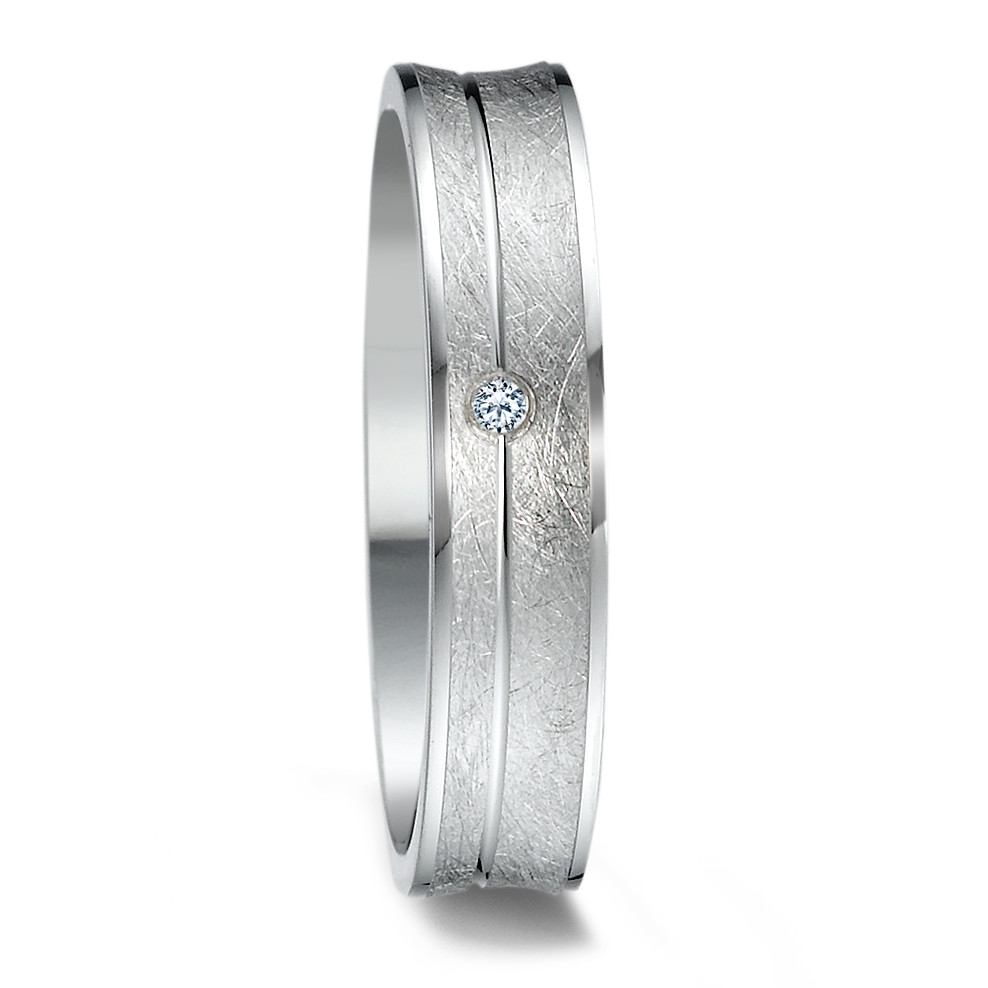 Partnerring Silber Zirkonia rhodiniert-576234