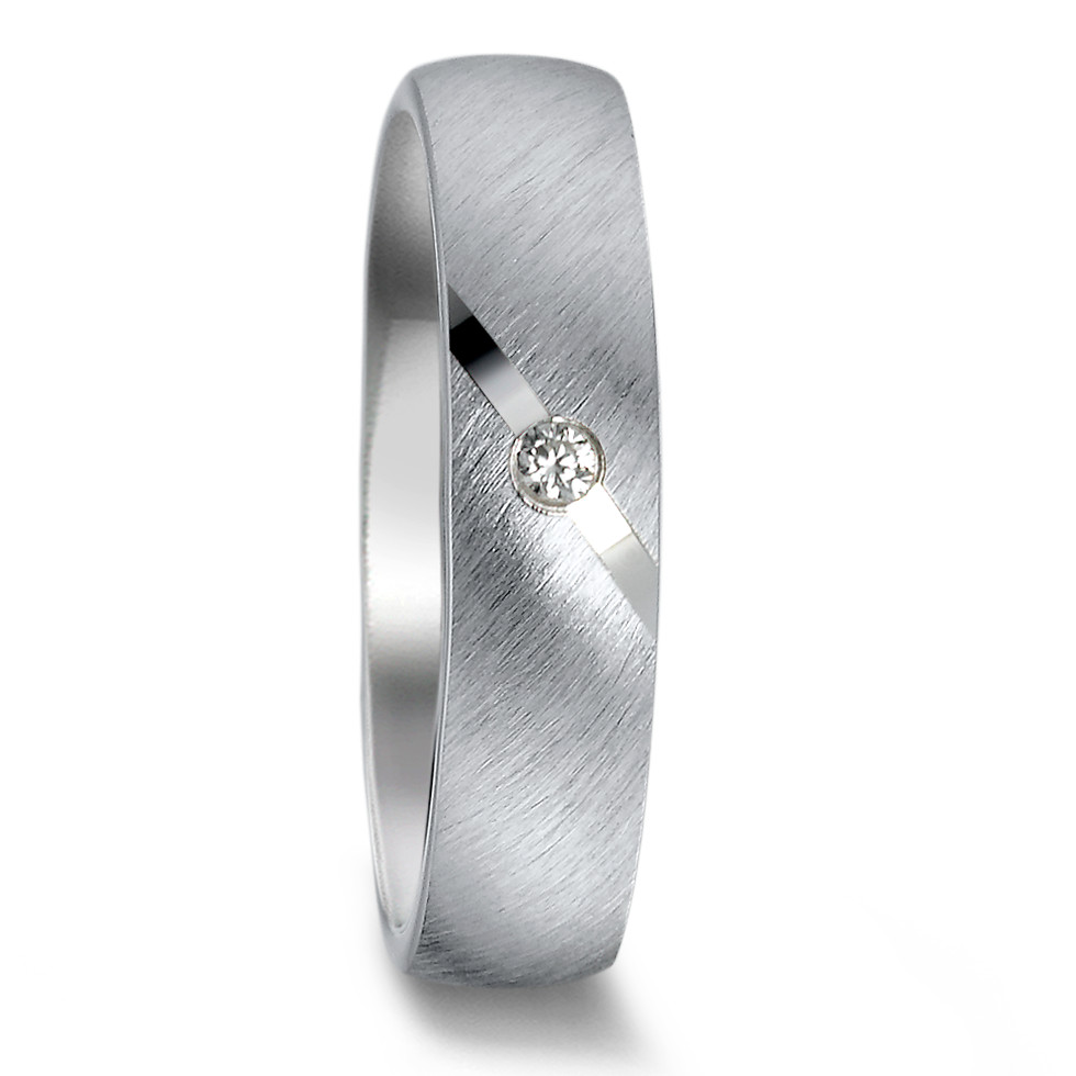 Partnerring Silber Zirkonia rhodiniert-576254