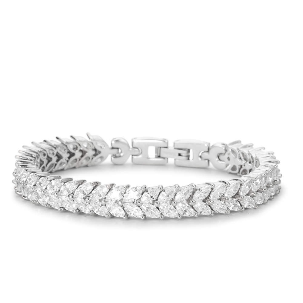 Armband Bronze Zirkonia 18.5 cm-581357