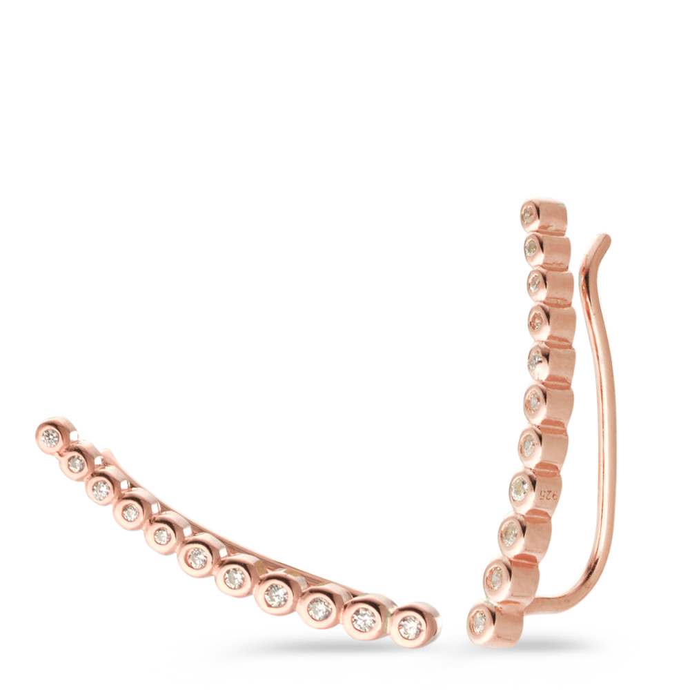 Ohrschieber Silber Zirkonia rosé vergoldet-581649