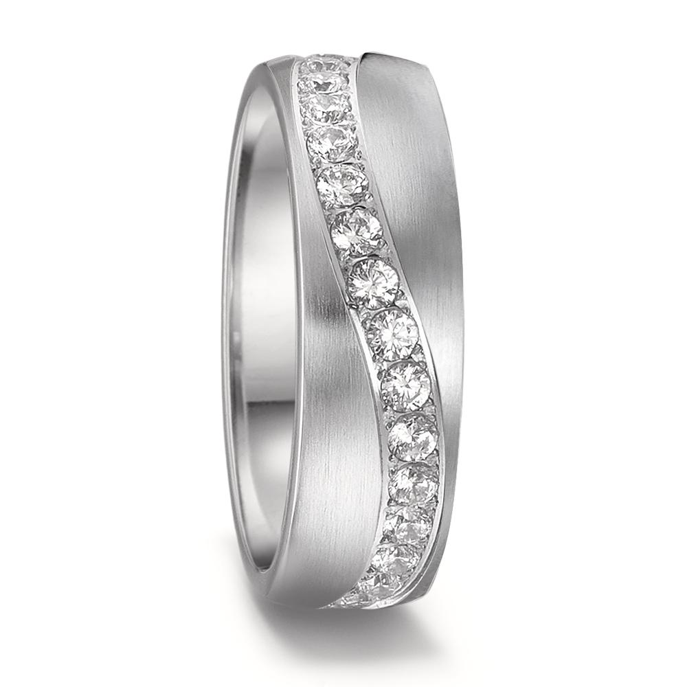 Fingerring Edelstahl Zirkonia-585531