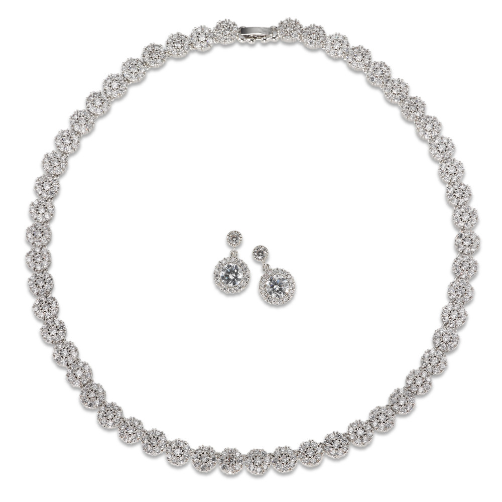 Brautaccessoires Metall Kristall 42 cm-585841