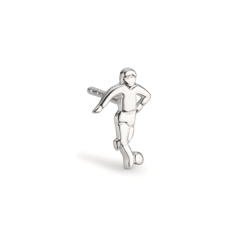 Ohrstecker 1 Stk Silber rhodiniert Fussball-587227