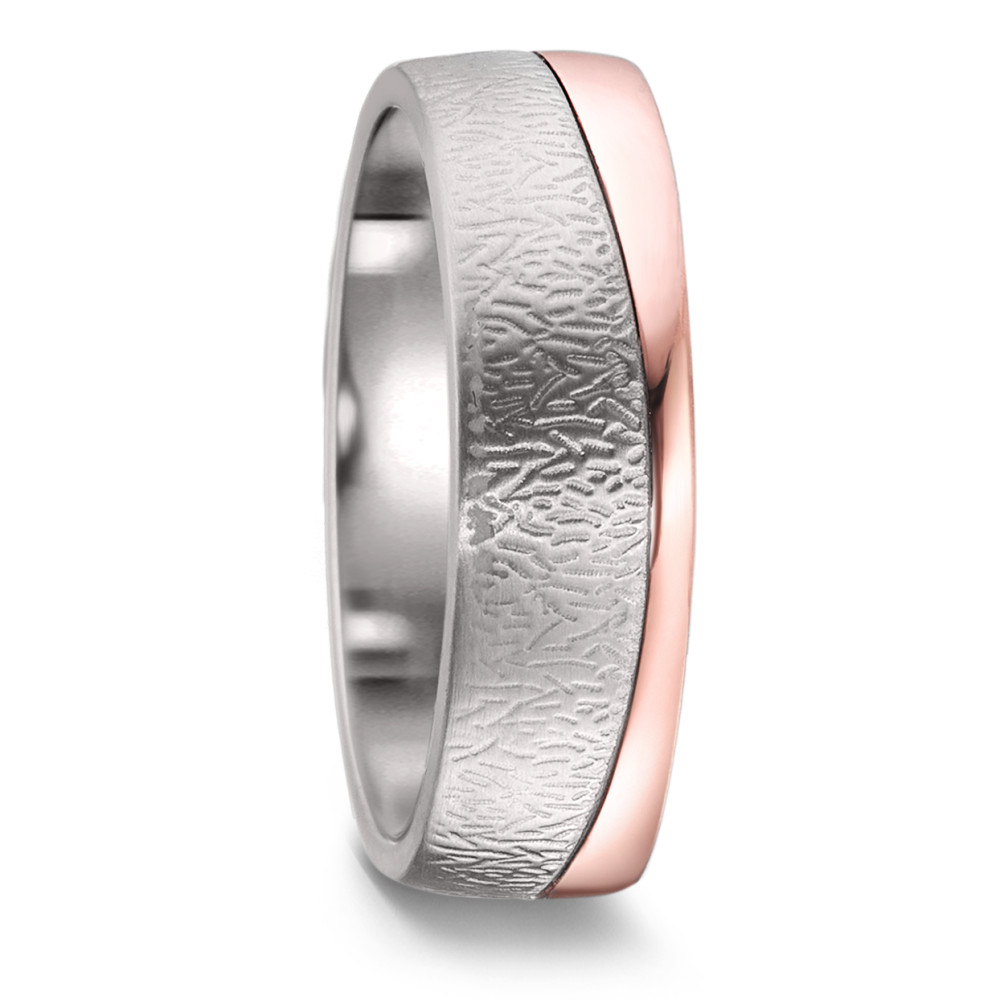 Partnerring Titan, 750/18 K Rotgold-589083