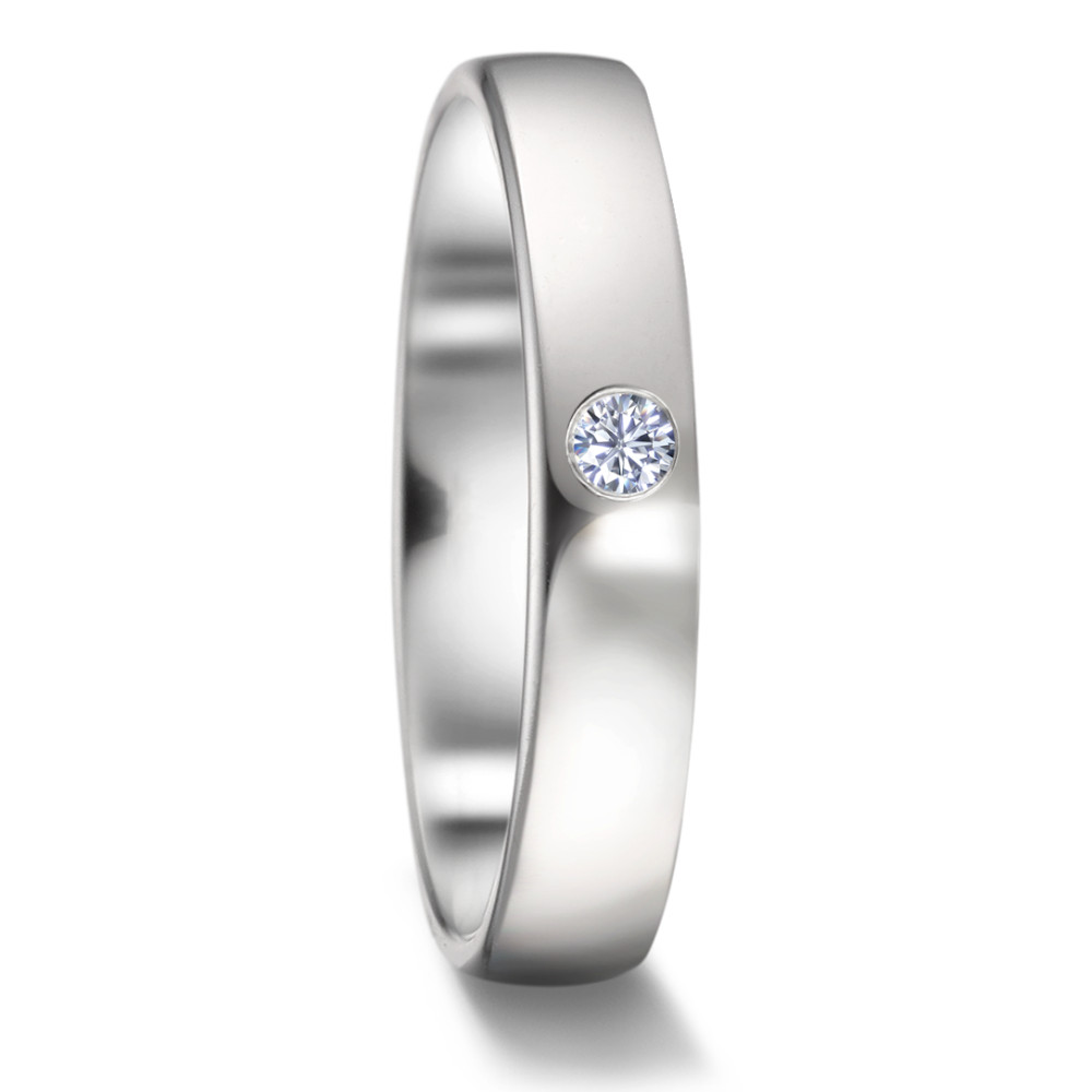 Partnerring 950 Platin Diamant 0.04 ct, w-si-589520
