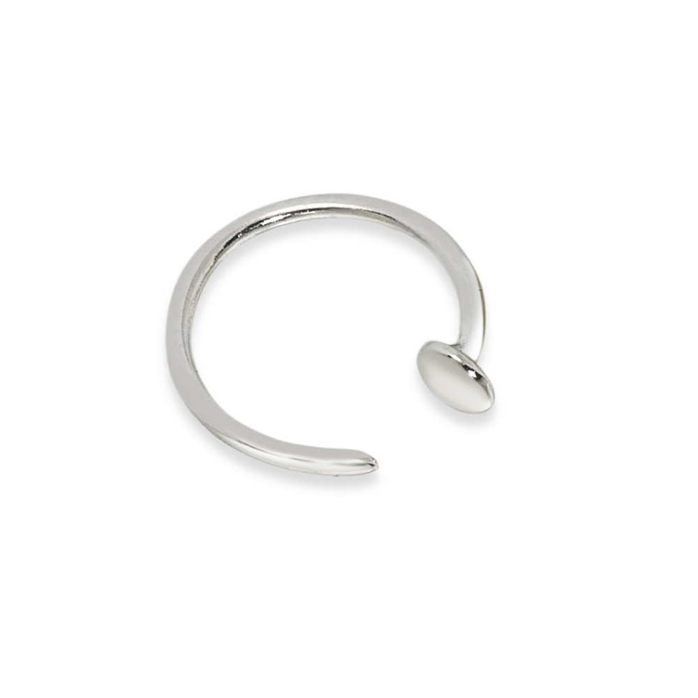 Nasencreole 750/18 K Weissgold-590951