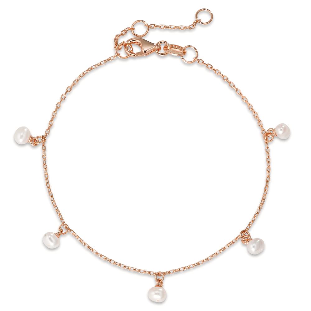 Armband Silber vergoldet Süsswasserzuchtperle 15.5-18.5 cm verstellbar-592226