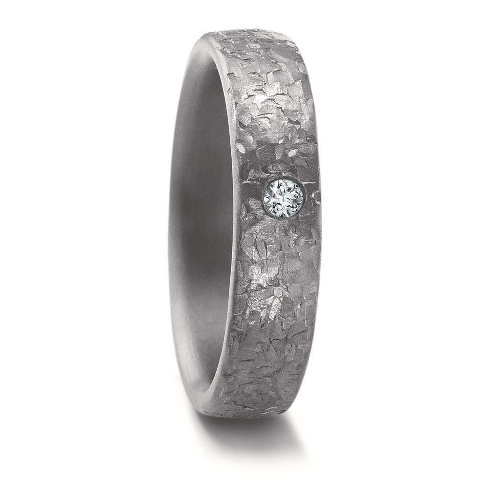Partnerring 999 Tantal Diamant 0.03 ct, w-si-592475