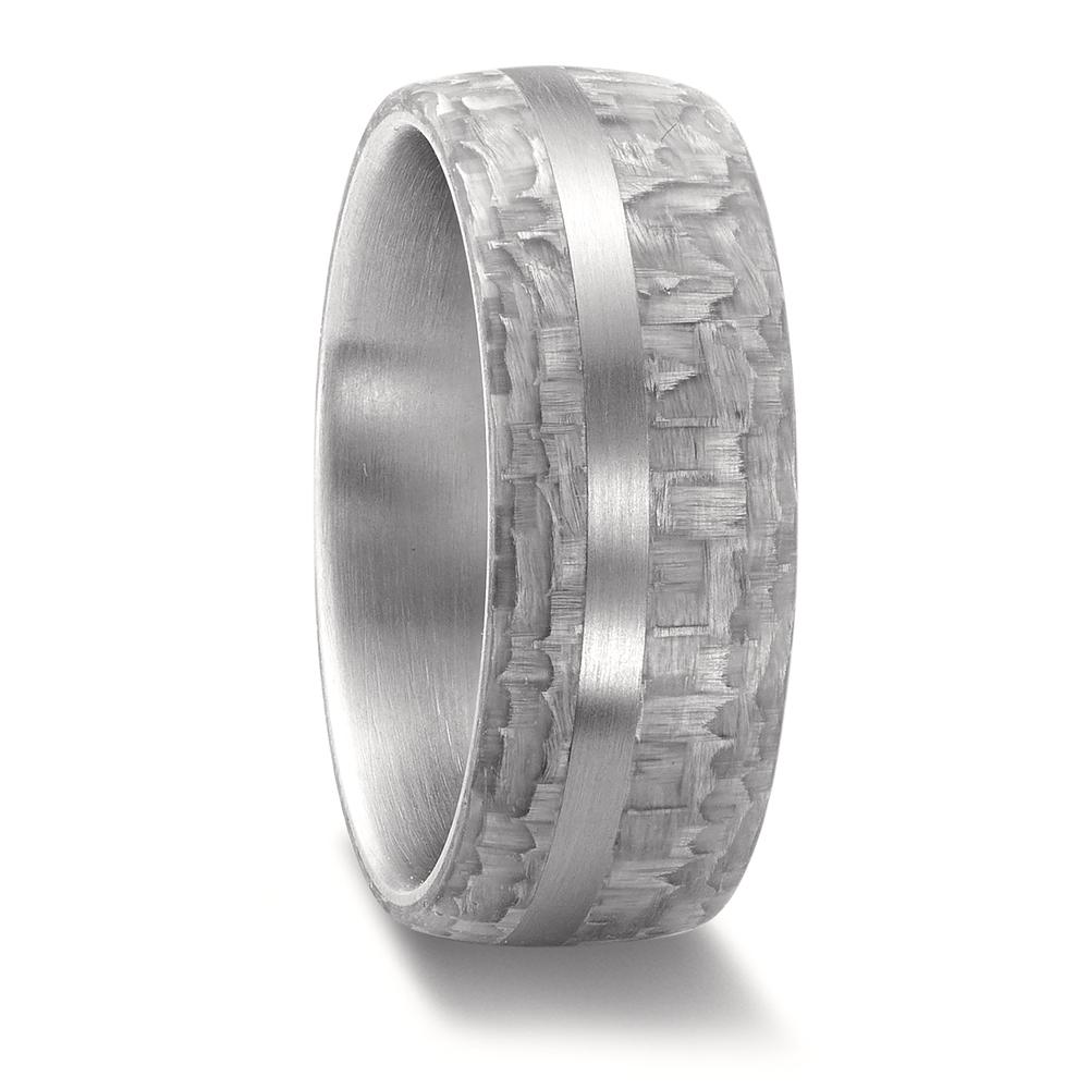 Partnerring Edelstahl, Carbon-592492