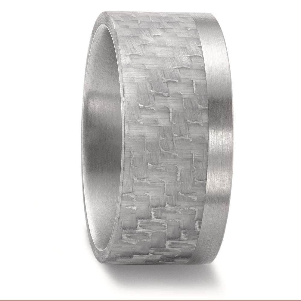 Partnerring Edelstahl, Carbon-592500