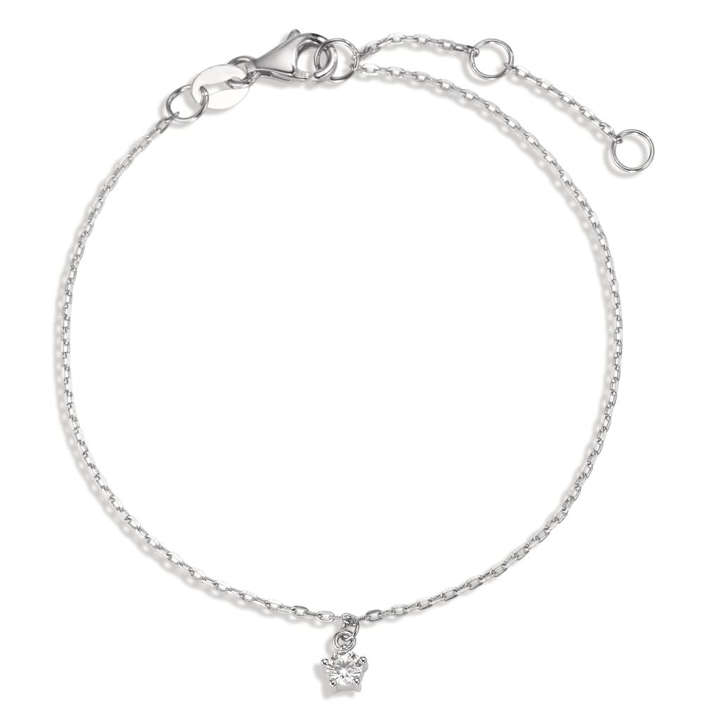 Armband Silber Zirkonia rhodiniert 16-19 cm verstellbar-592780