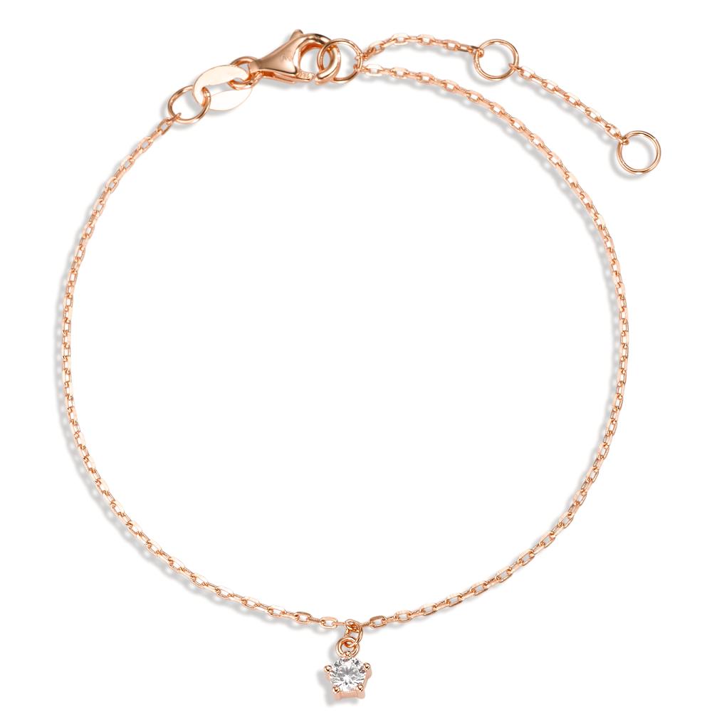 Armband Silber Zirkonia rosé vergoldet 16-19 cm verstellbar-592781