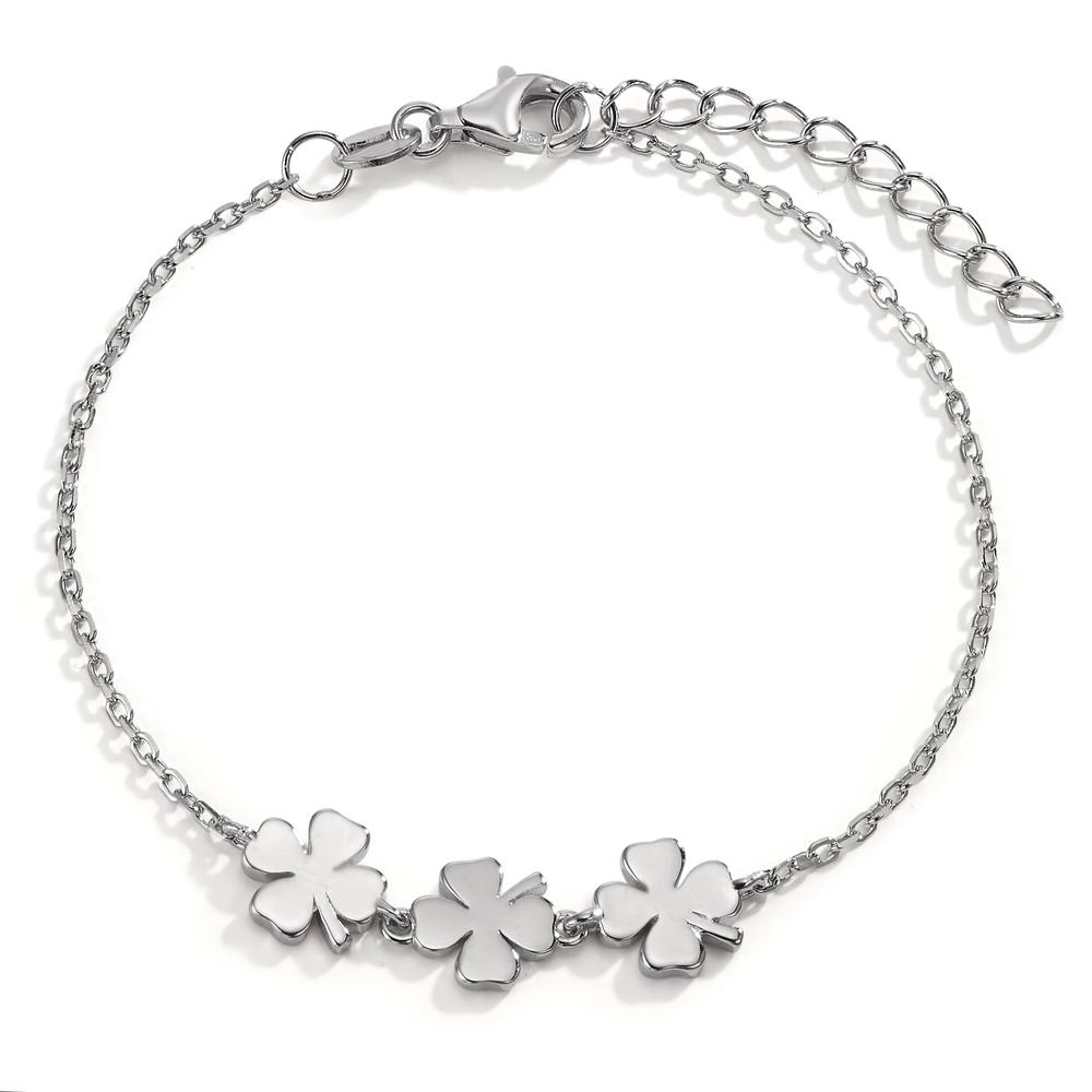 Armband Silber rhodiniert Kleeblatt 16-19 cm verstellbar-593537