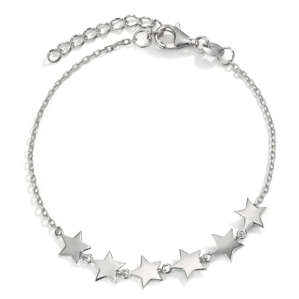 Armband Silber rhodiniert Stern 16-19 cm verstellbar-593540