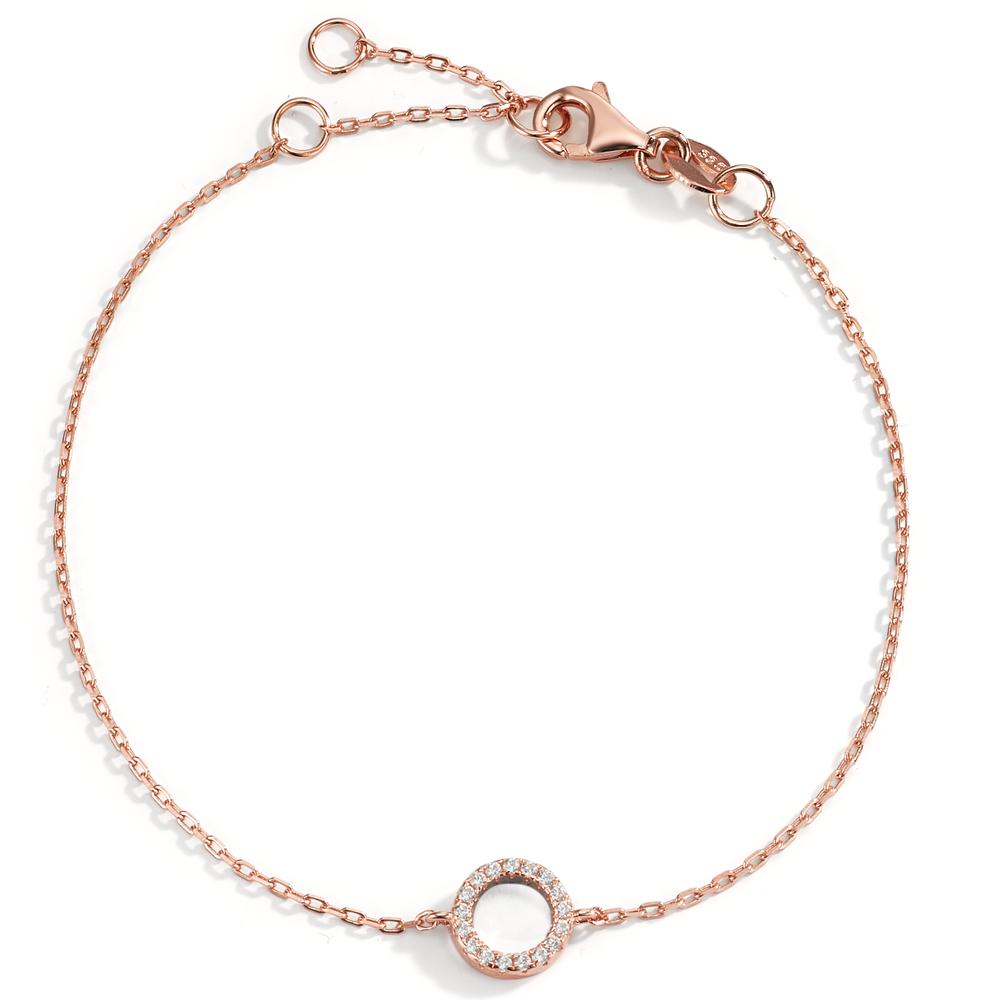 Armband Silber Zirkonia rosé vergoldet 16-19 cm verstellbar-593567
