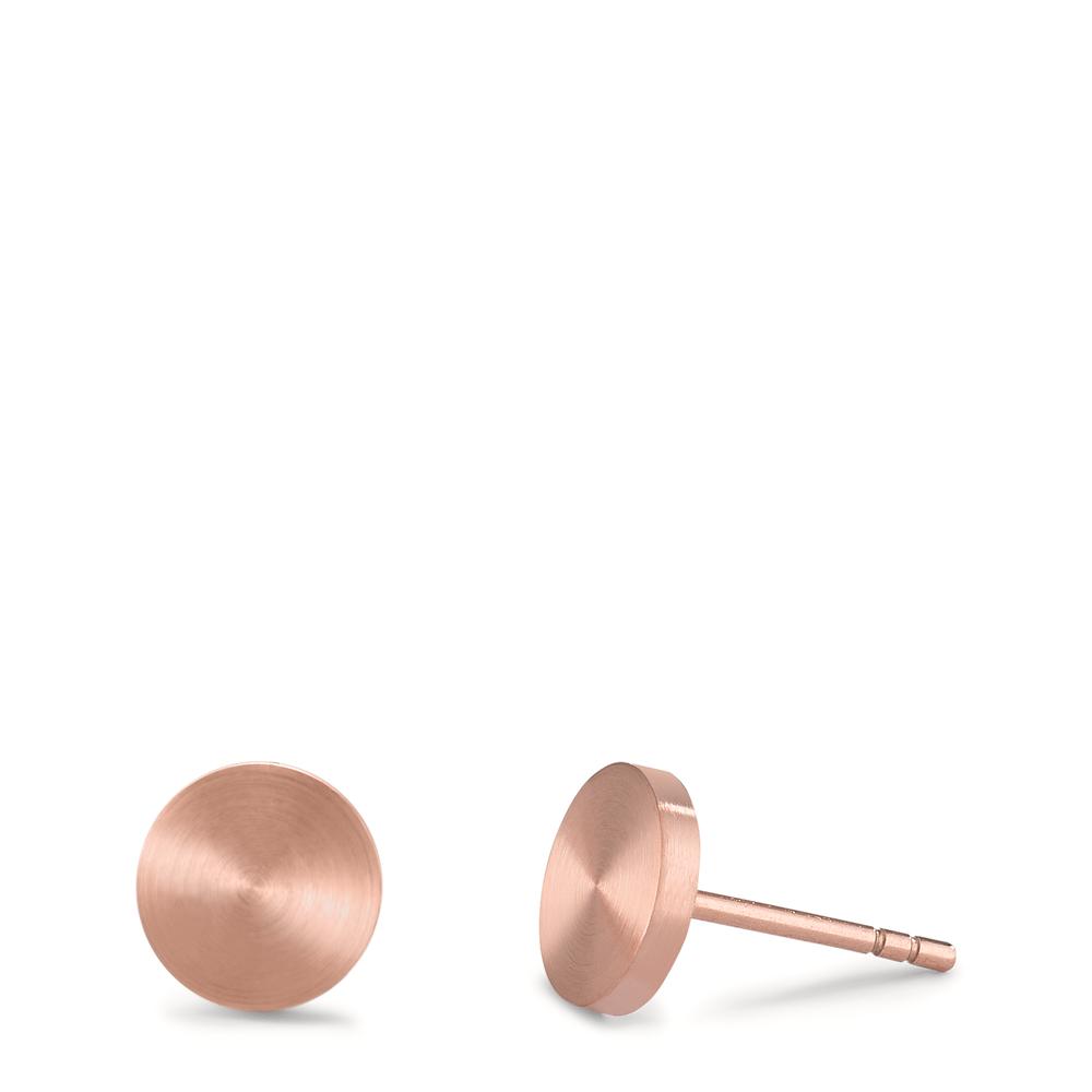 Ohrstecker Pura Rosé aus Edelstahl mit Comfort-Steckverschluss, Ø8mm -596159