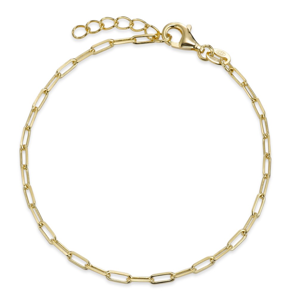 Armband Silber gelb vergoldet 16-19 cm verstellbar-596377
