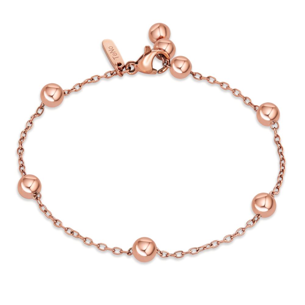 Armband Globe Rosé aus Edelstahl 16.5-18 cm verstellbar-596535