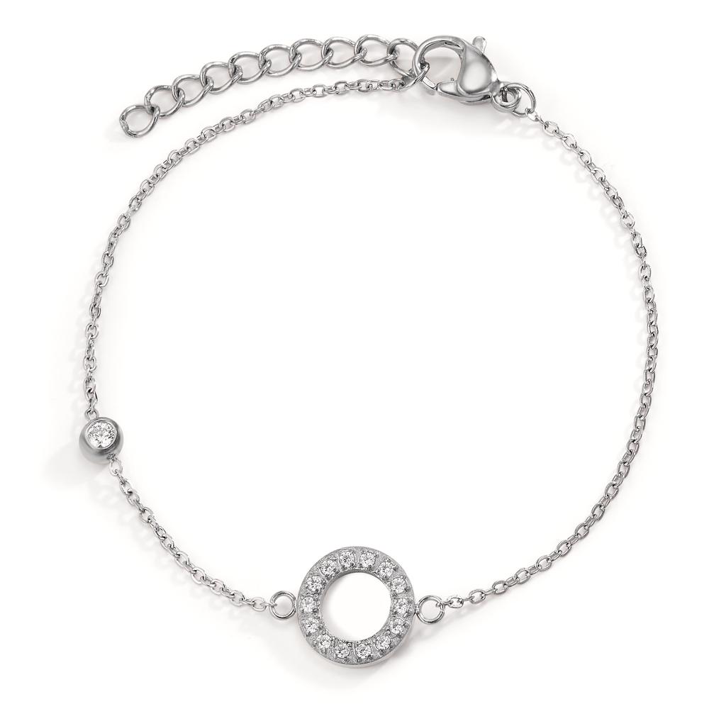 Armband Edelstahl Zirkonia 16-19 cm verstellbar-597198