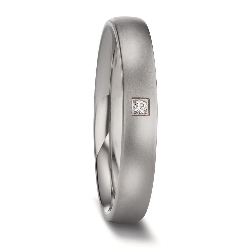 Partnerring Titan Diamant 0.02 ct, w-si-597452