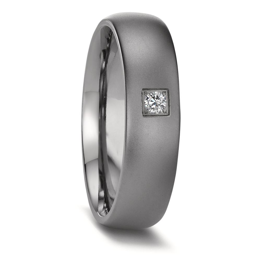 Partnerring 999 Tantal Diamant 0.05 ct, w-si-597538
