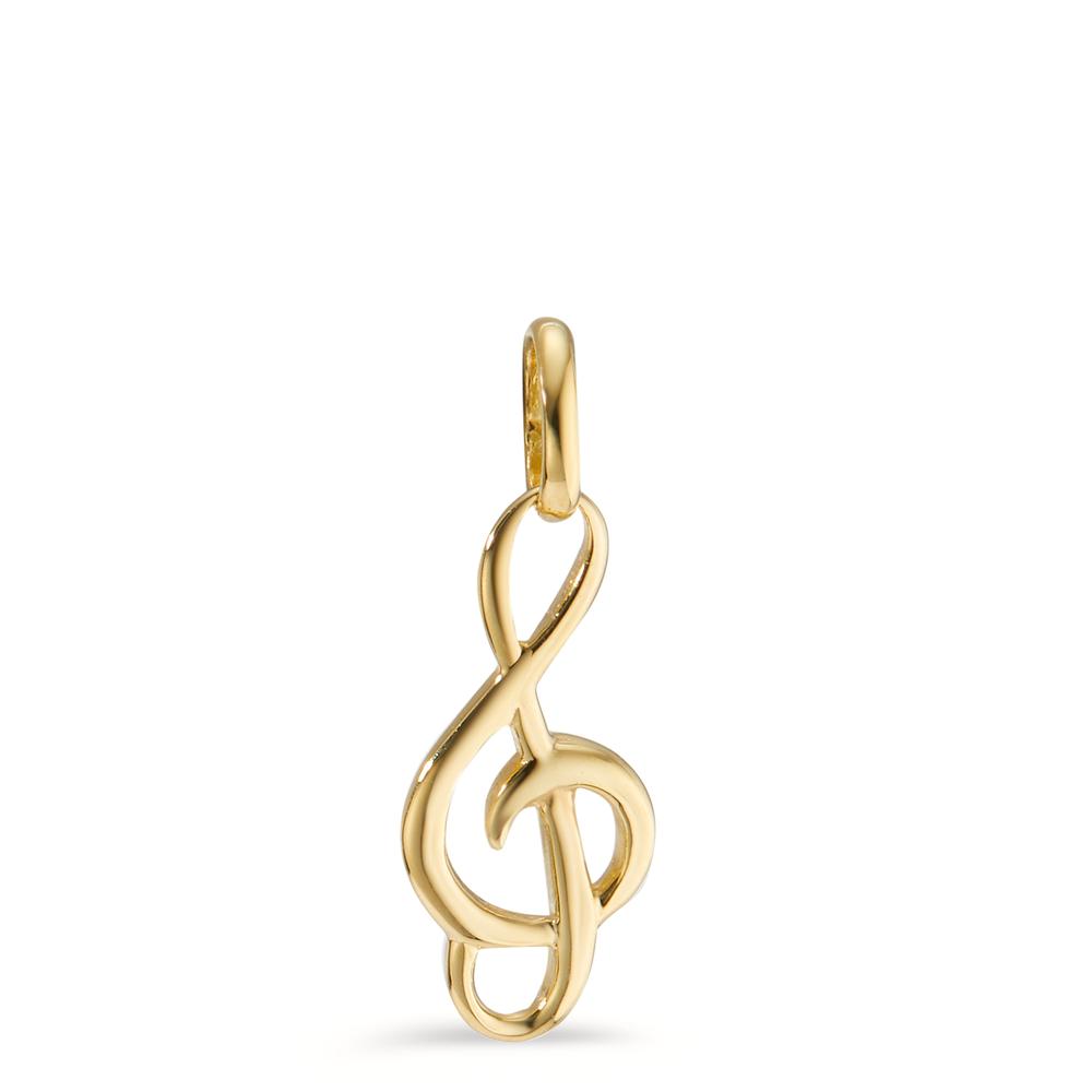 Anhänger 585/14 K Gelbgold Notenschlüssel-597996
