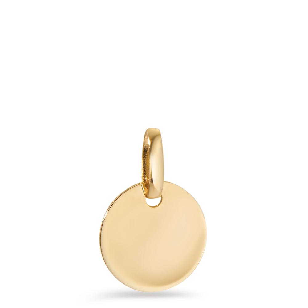Gravuranhänger 585/14 K Gelbgold Ø10 mm-597998