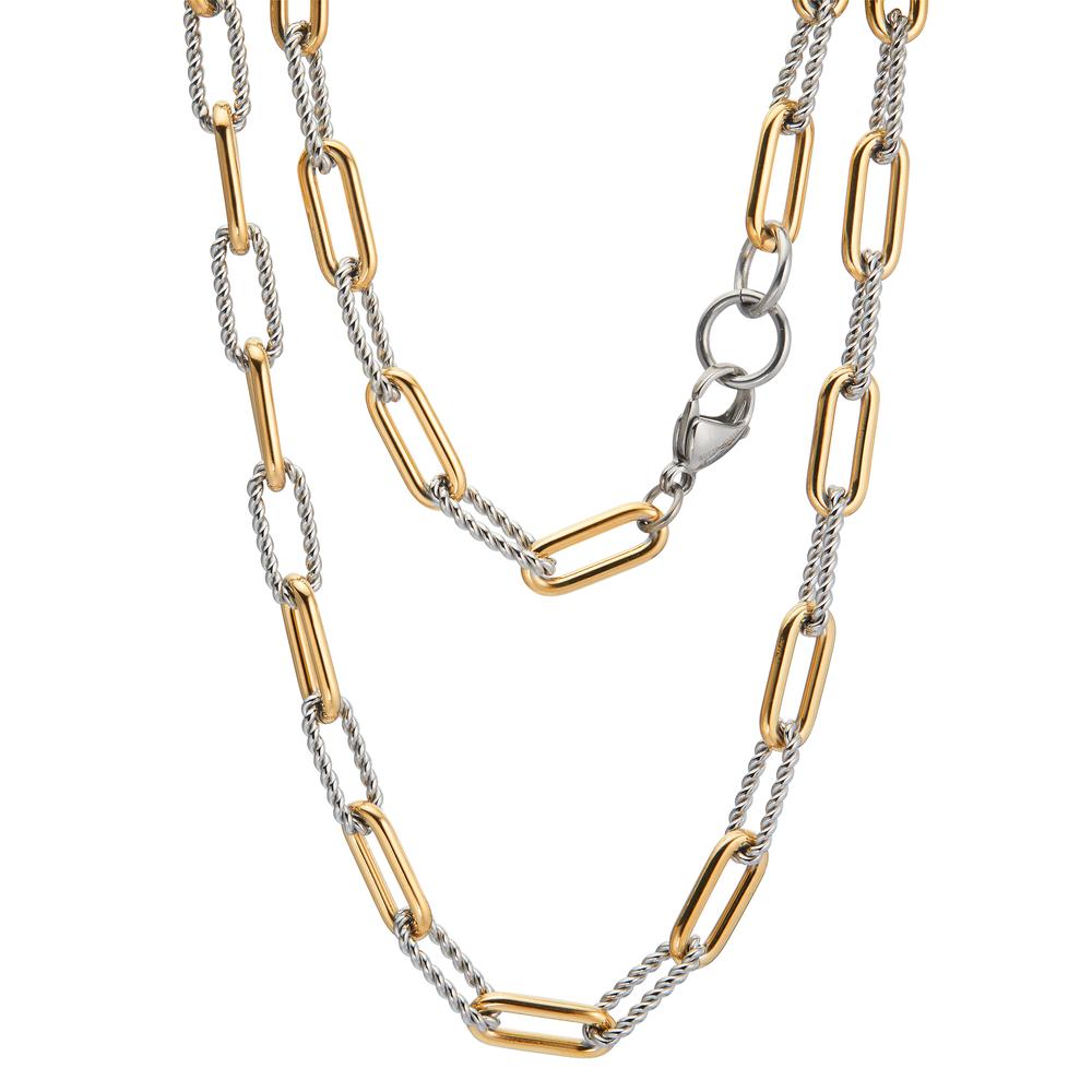 Collier Edelstahl gelb IP beschichtet 45.5-47 cm verstellbar-598238