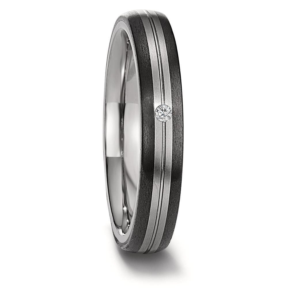Partnerring Titan, Carbon Diamant 0.02 ct, w-si-598347