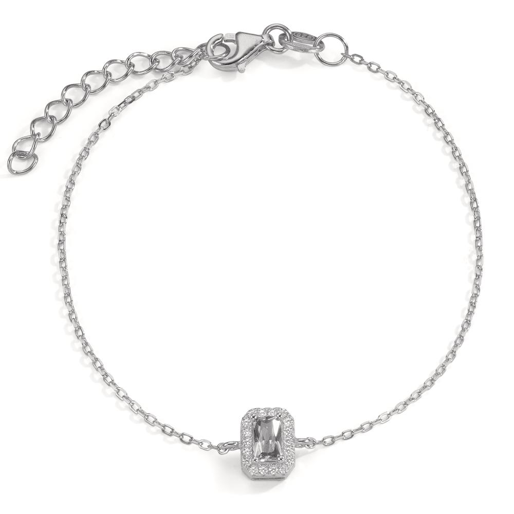 Armband Silber Zirkonia rhodiniert 16-18 cm verstellbar-599240