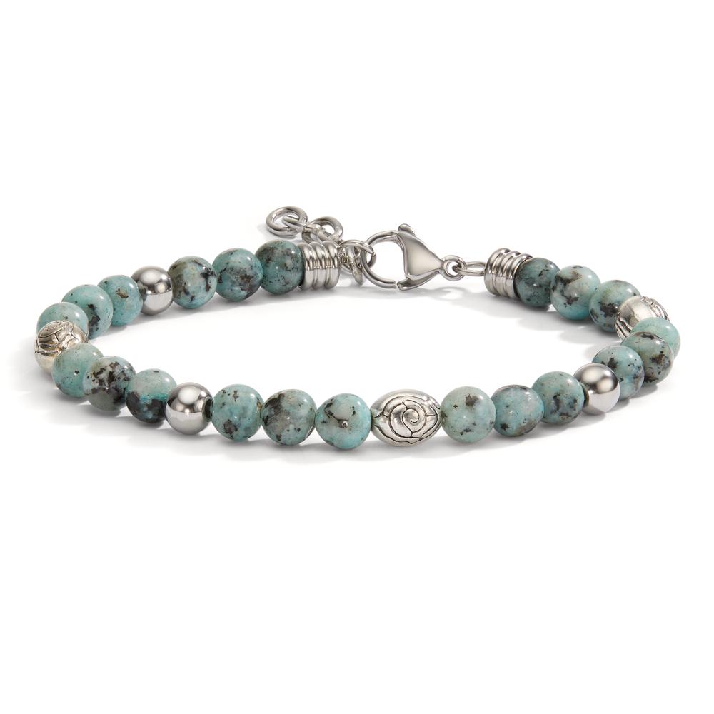 Armband Edelstahl Achat 20-22 cm verstellbar Ø6.5 mm-599997
