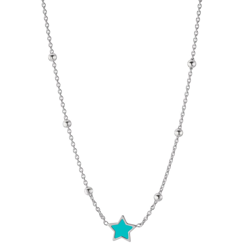 Collier Silber rhodiniert Stern 38-43 cm verstellbar-600288