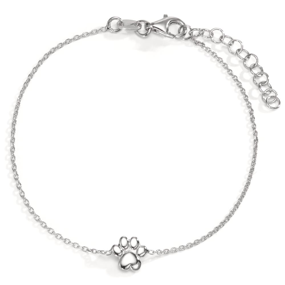 Armband Silber rhodiniert Pfote 17-20 cm verstellbar-600418