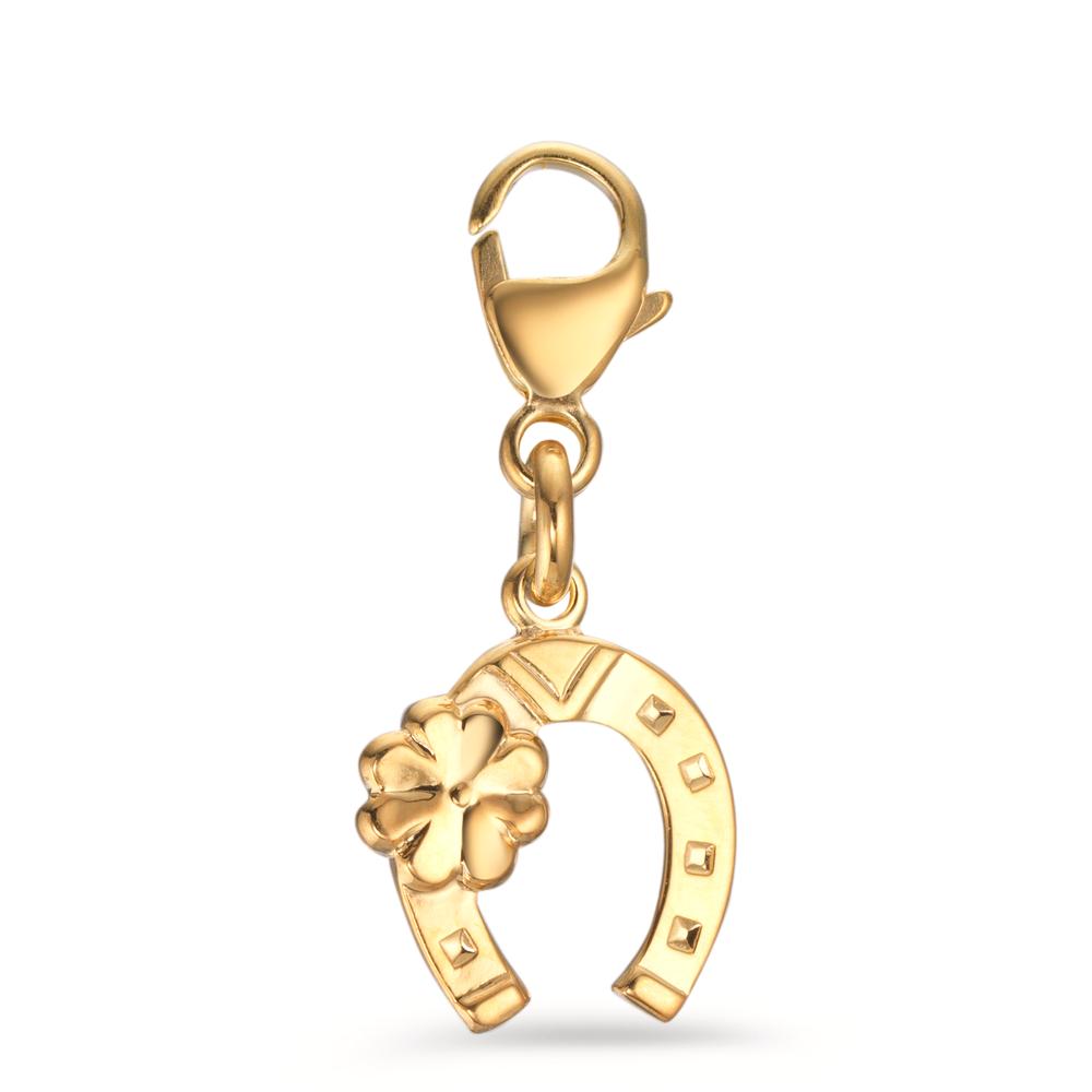Charms Silber gelb vergoldet Hufeisen-600873