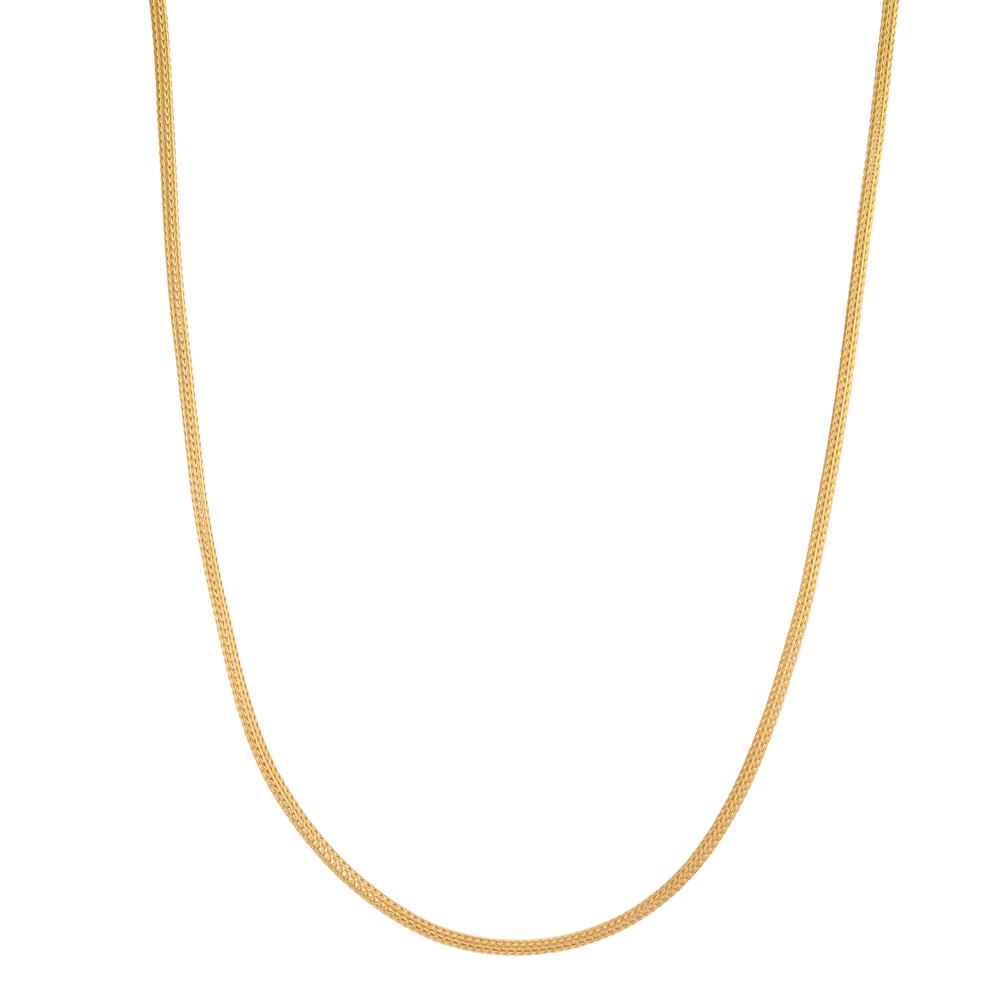 Collier Silber gelb vergoldet 42-45 cm verstellbar Ø1.9 mm-601007