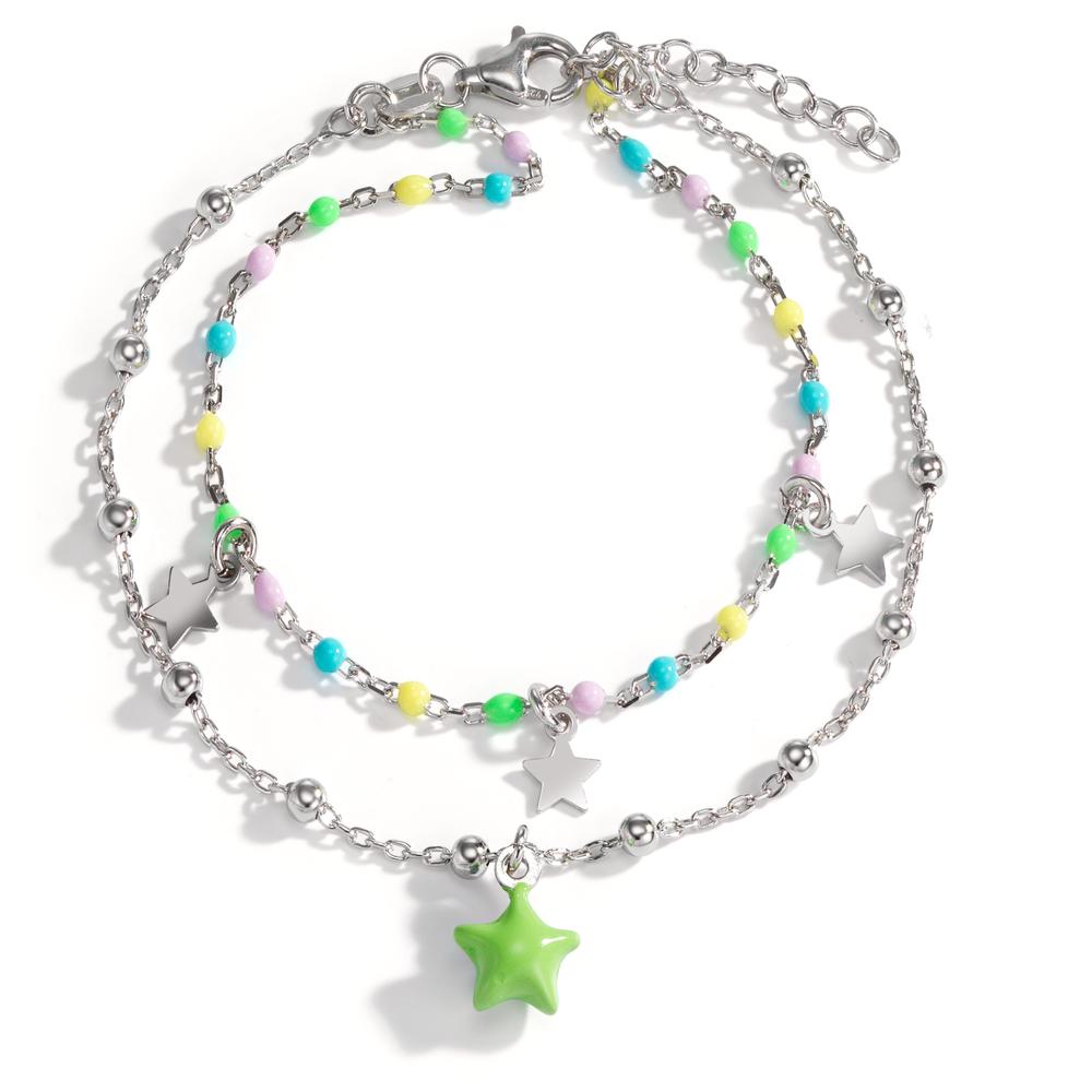 Armband Silber rhodiniert Stern 17-20 cm verstellbar-601042