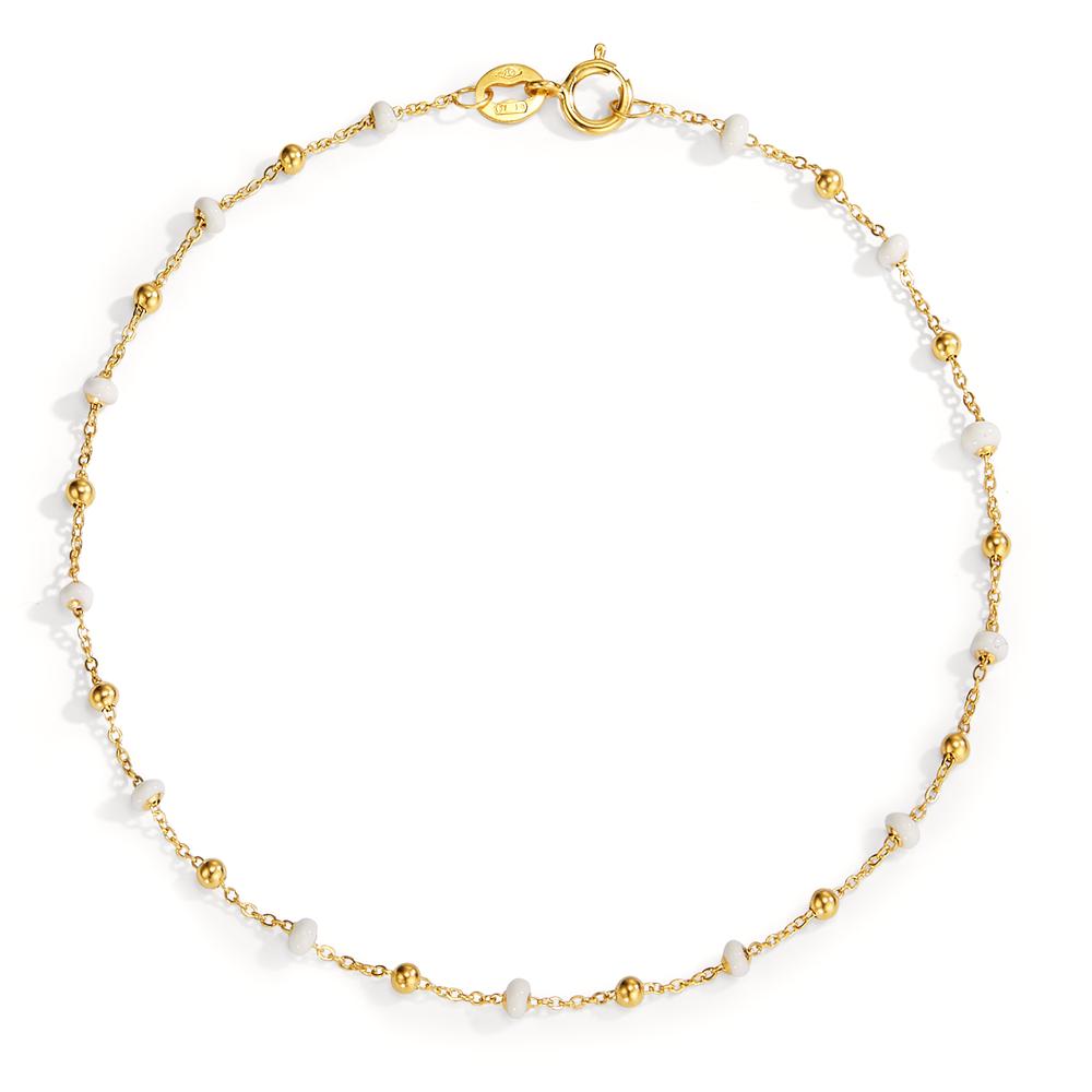 Armband 750/18 K Gelbgold emailliert 18.5 cm-601617