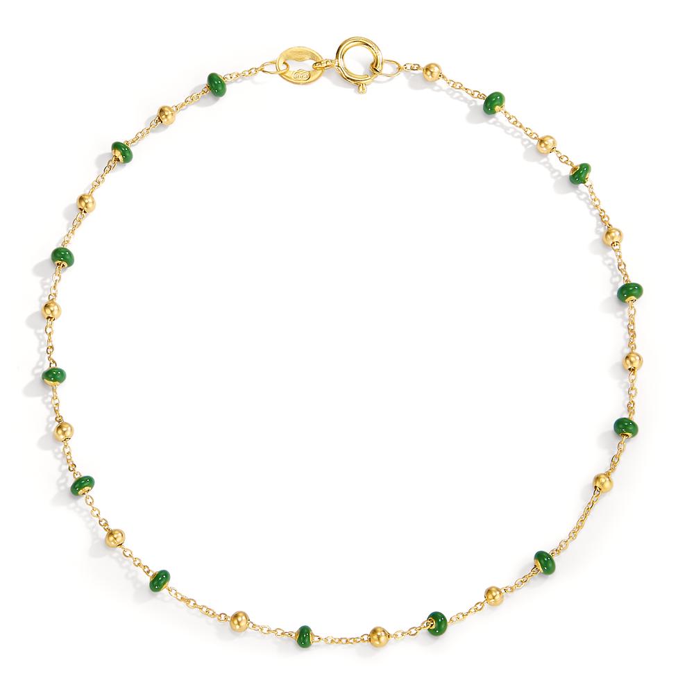 Armband 750/18 K Gelbgold emailliert 19 cm-601618