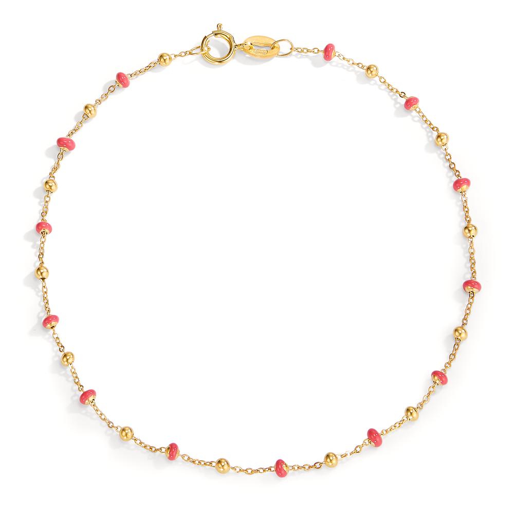 Armband 750/18 K Gelbgold emailliert 19 cm-601619