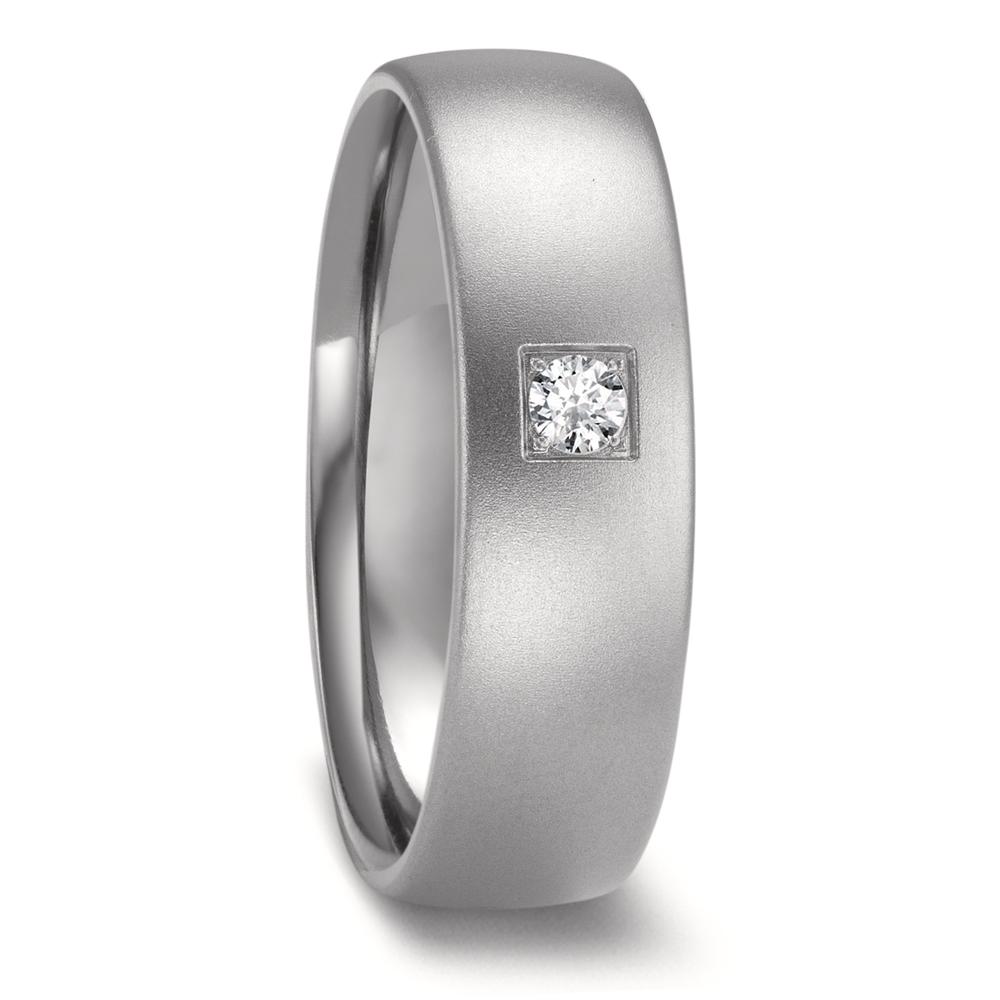 Partnerring Zirkonium Diamant 0.05 ct, w-si-601983